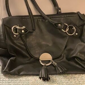 Black Bag w Silver Trim